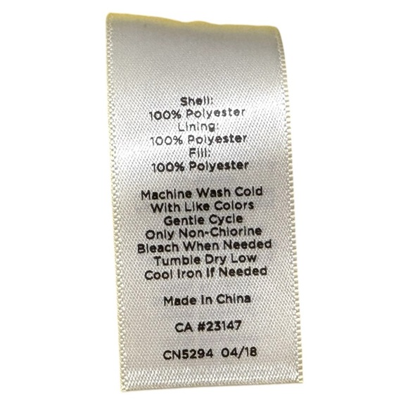 Talbots Yellow Quilted Vest- Fleece Lined Size S - Picture 9 of 12